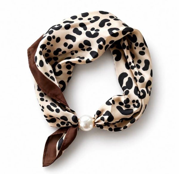 Scarves magnetspänne Leo brun