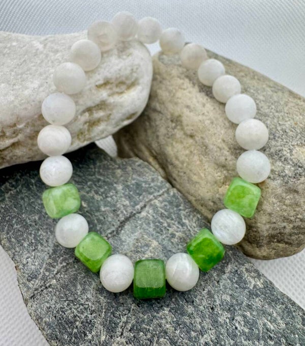 Månestein og Peridot
