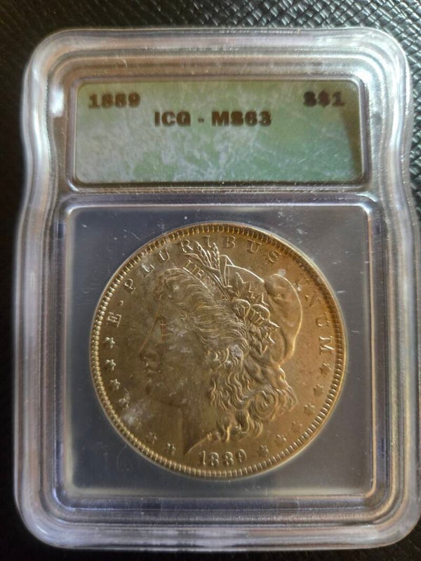 1889 ICG Graded MS63 Morgan Dollar