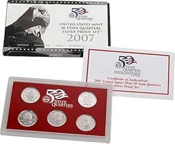 2007 Silver State Quarters Proof Set