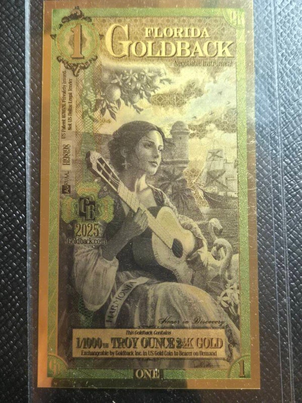 2025 Florida 1 Goldback