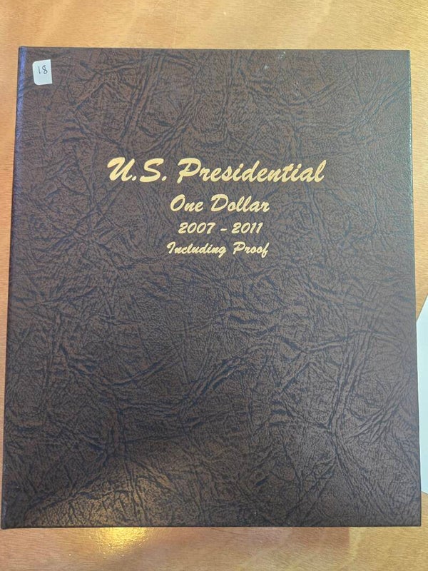 Dansco Presidential Golden Dollars 2007-2011