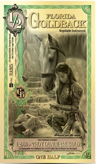 2025 Florida 1/2 Goldback Alpha Series