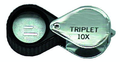 Triplet Loupe 10X Power, 21mm