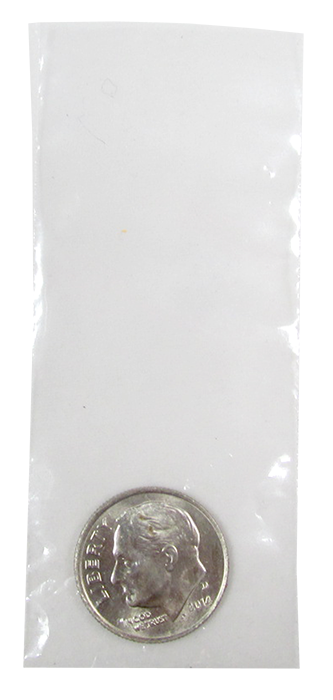 Poly Bags for Penny thru Quarter 1.25 x 3 inches 100 PK