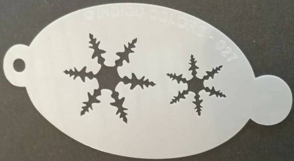 Indigo Sjabloon 027 - ijskristallen