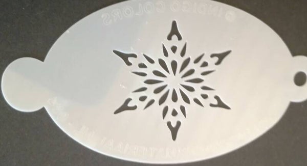 Indigo Sjabloon 034: bloem/ster