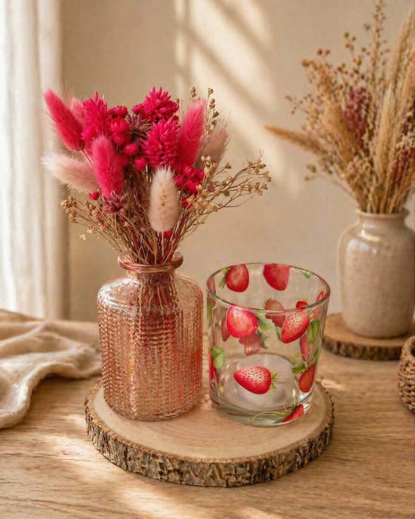 Lenteset rood aardbeien