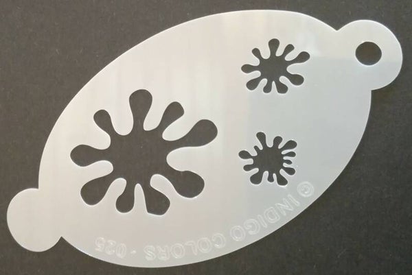 Indigo Sjabloon 025 - spots