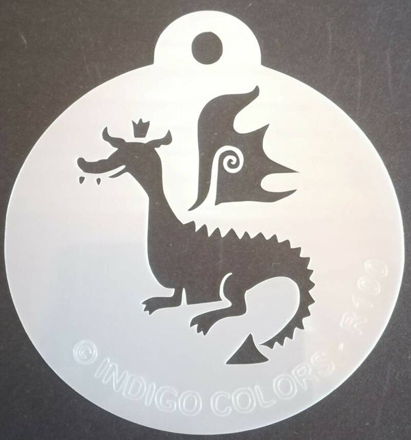 Indigo Sjabloon 100: draak