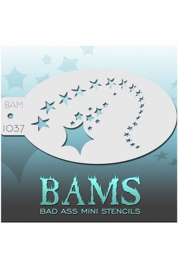 Bad Ass BAM stencil stars - 1037