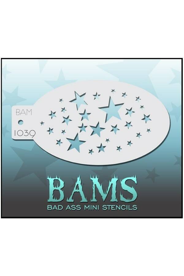 Bad Ass BAM stencil stars - 1039