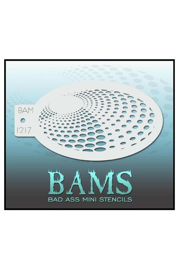Bad Ass BAM stencil dots - 1217