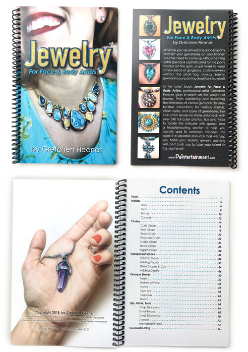 Jewelry for face & body artists - Gretchen Fleener