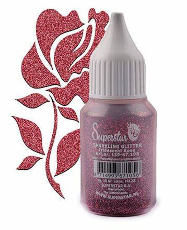 Sparkling glitter Superstar - roze 10gr