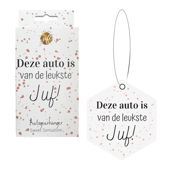 Autogeurhanger - juf