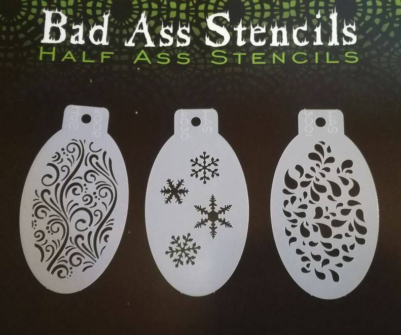 Bad Ass stencil - set 1