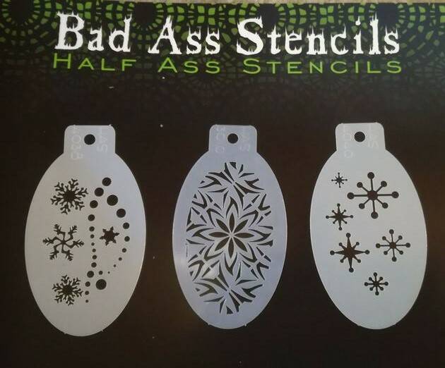 Bad Ass stencil - set 4