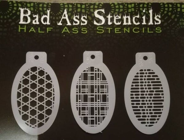 Bad Ass stencil - set 5