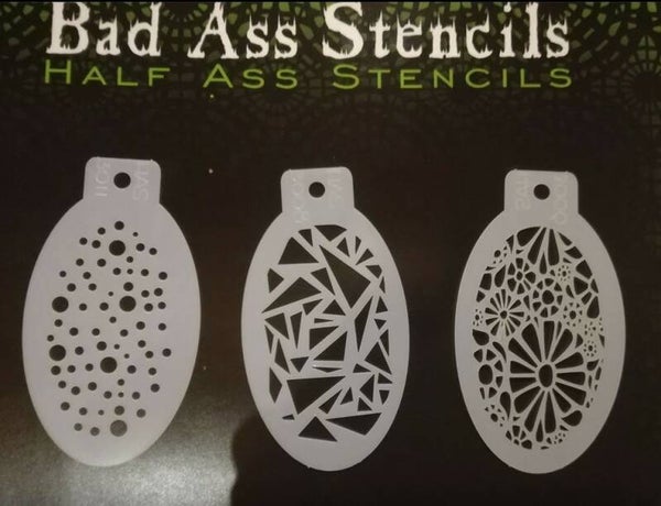 Bad Ass stencil - set 6
