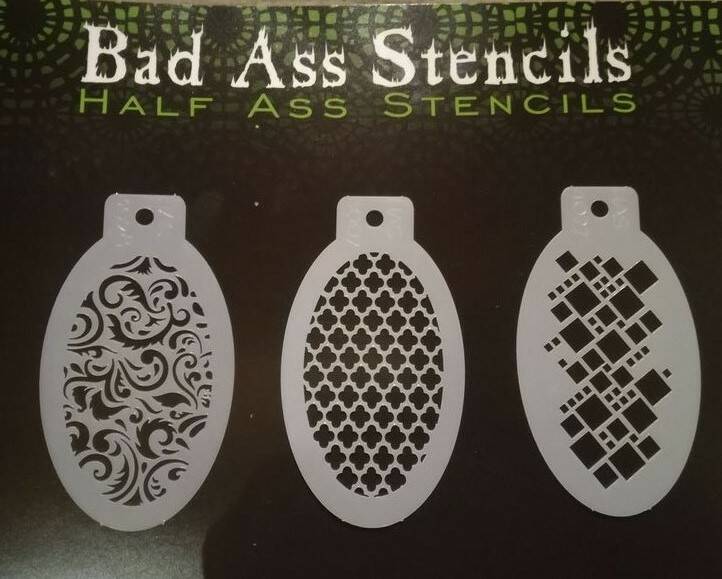 Bad Ass stencil - set 7