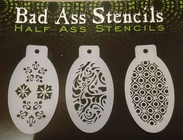 Bad Ass stencil - set 8