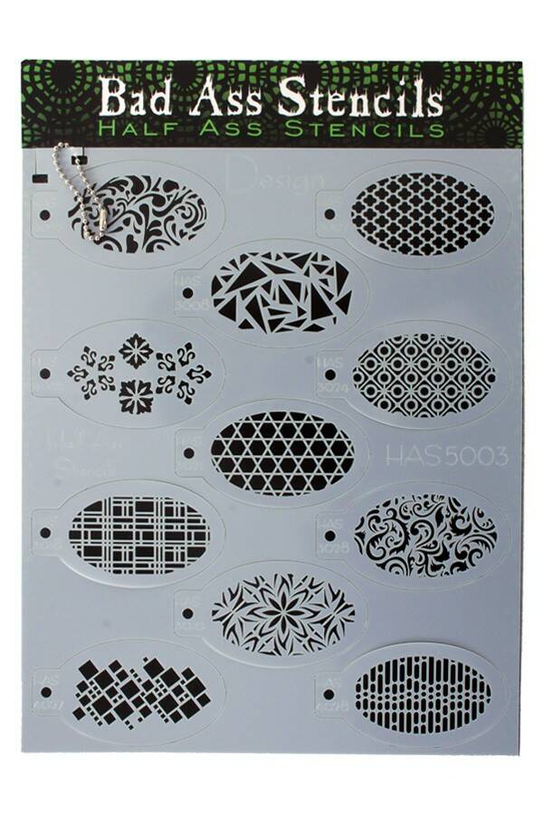 Bad Ass BAM stencil - 11stuks DESIGN