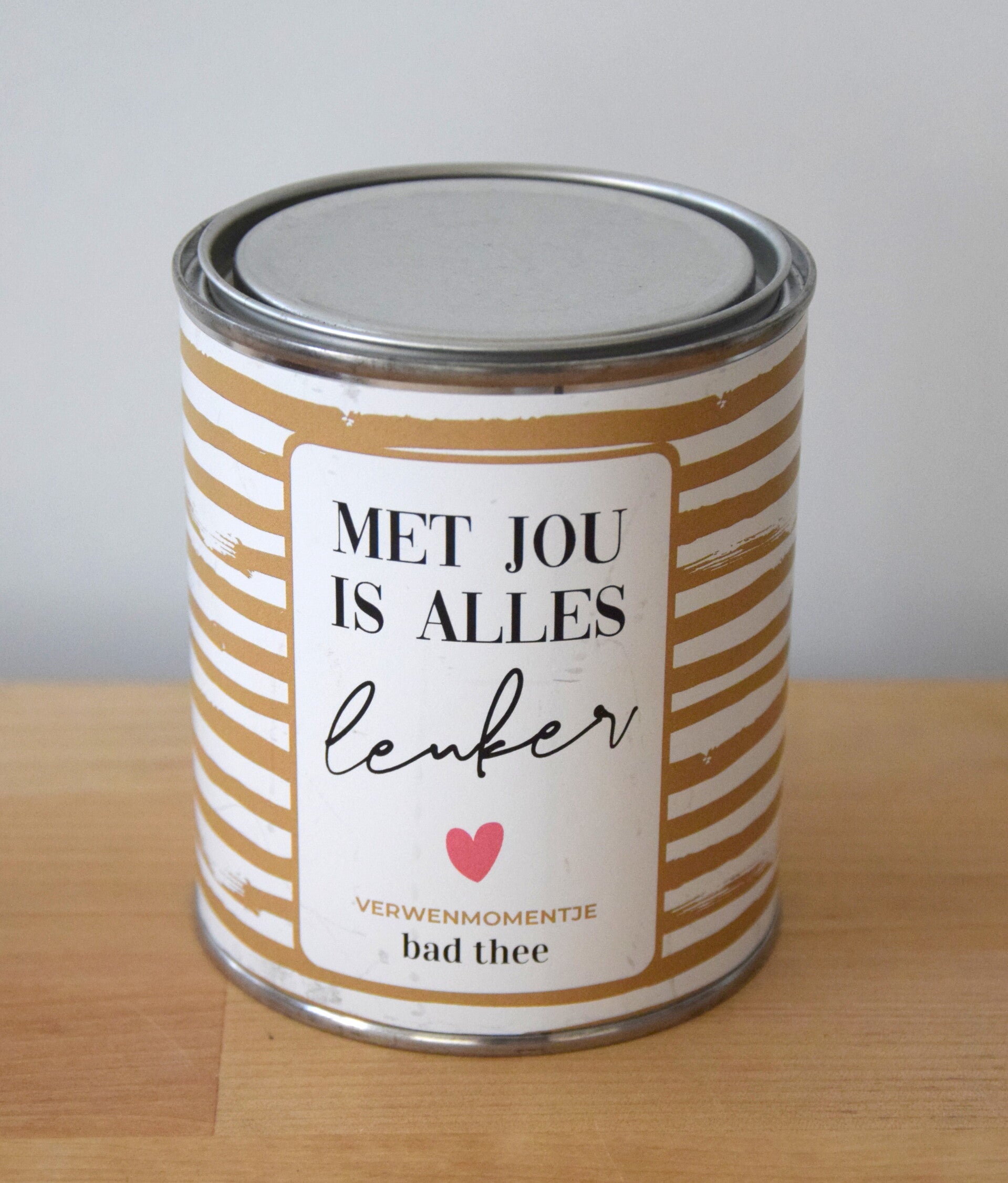 Badthee in leuk potje