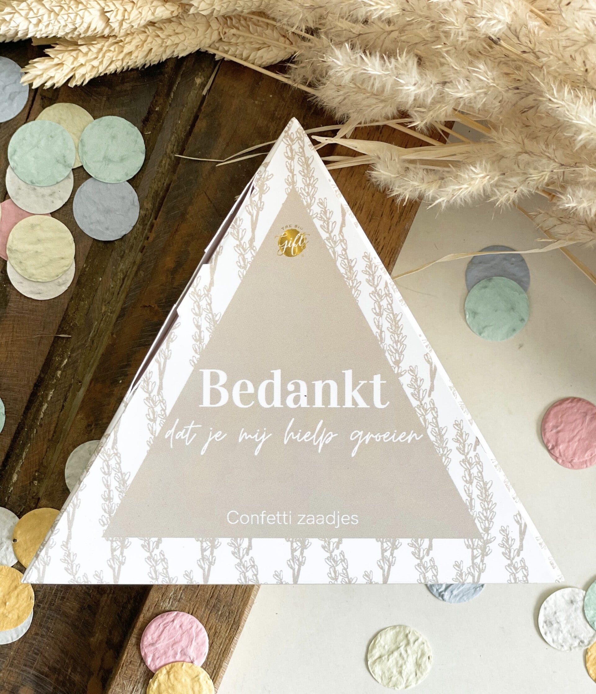 Bedankt - bloemzaadjes