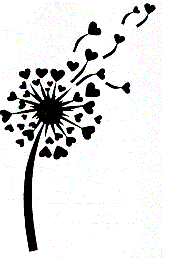 Quick tattoo S - boterbloemhartjes