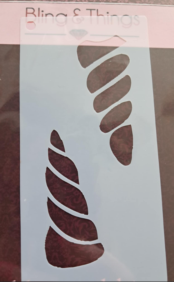 Bling & Things sjabloon: unicorn