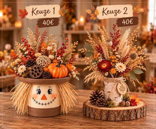 Herfstworkshop vrij 23 okt - 10u tot 12u