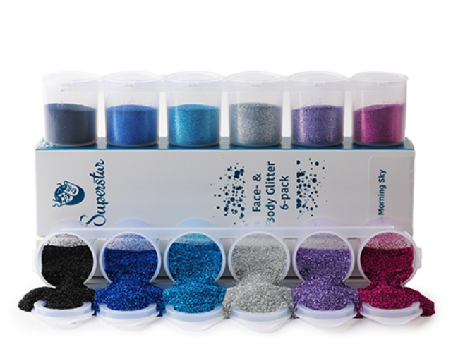 Superstar fijne glittermix - morning sky