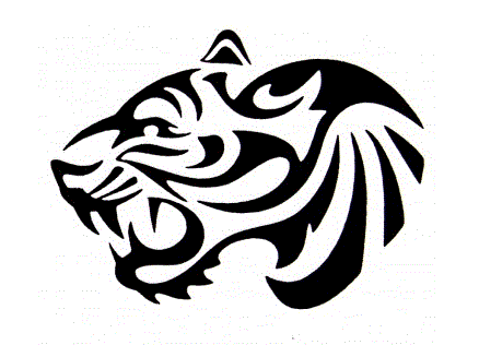 Quick tattoo S - Tribal tijger