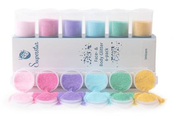 Superstar fijne glittermix - unicorn