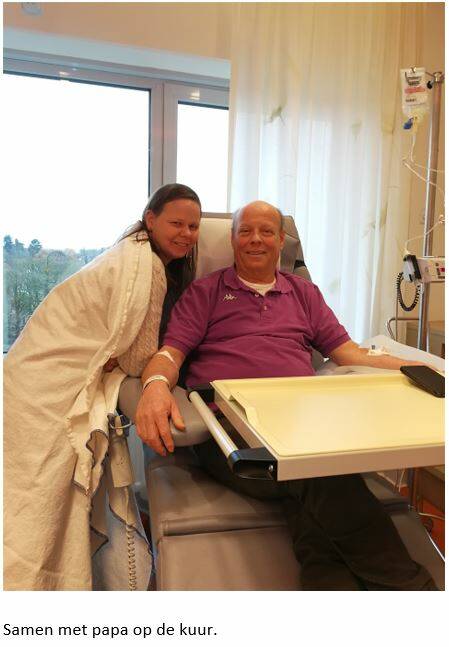 Samen met papa op de kuur