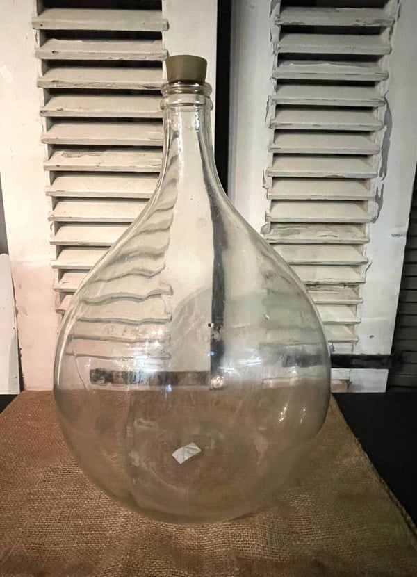 Gistfles XXL -  Oud - Helder Glas