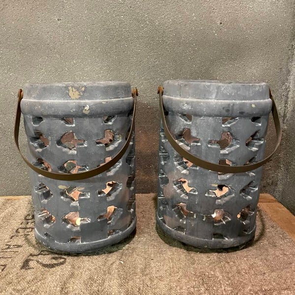 Windlcht grijs steen