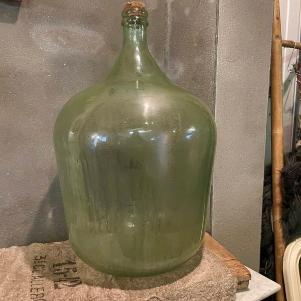 Gistfles XXL glas lichtgroen