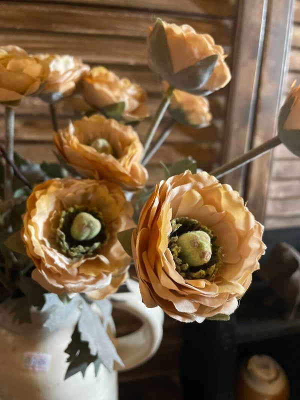 Kunstbloem Anemone cafe au lait *UITVERKOCHT*