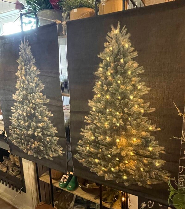 Kerst led wanddoek