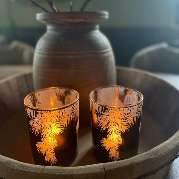 Windlichten glas