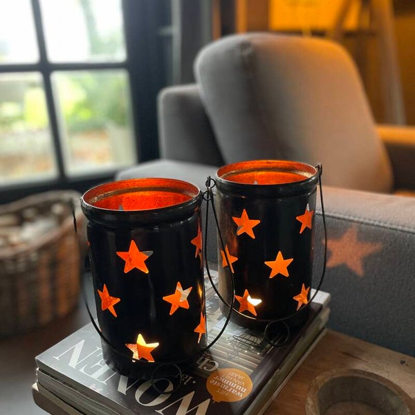 Kerstwindlichten, bronskleur.