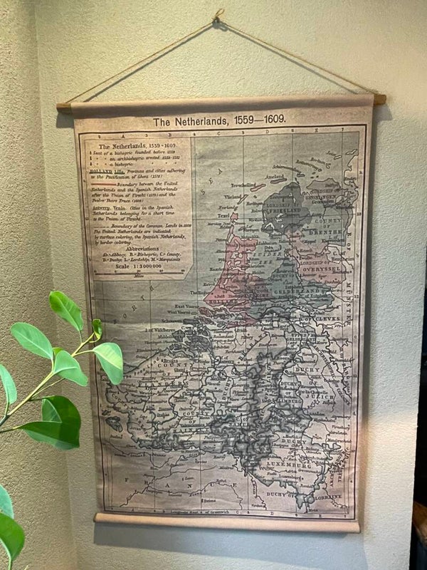 Doek landkaart Nederland