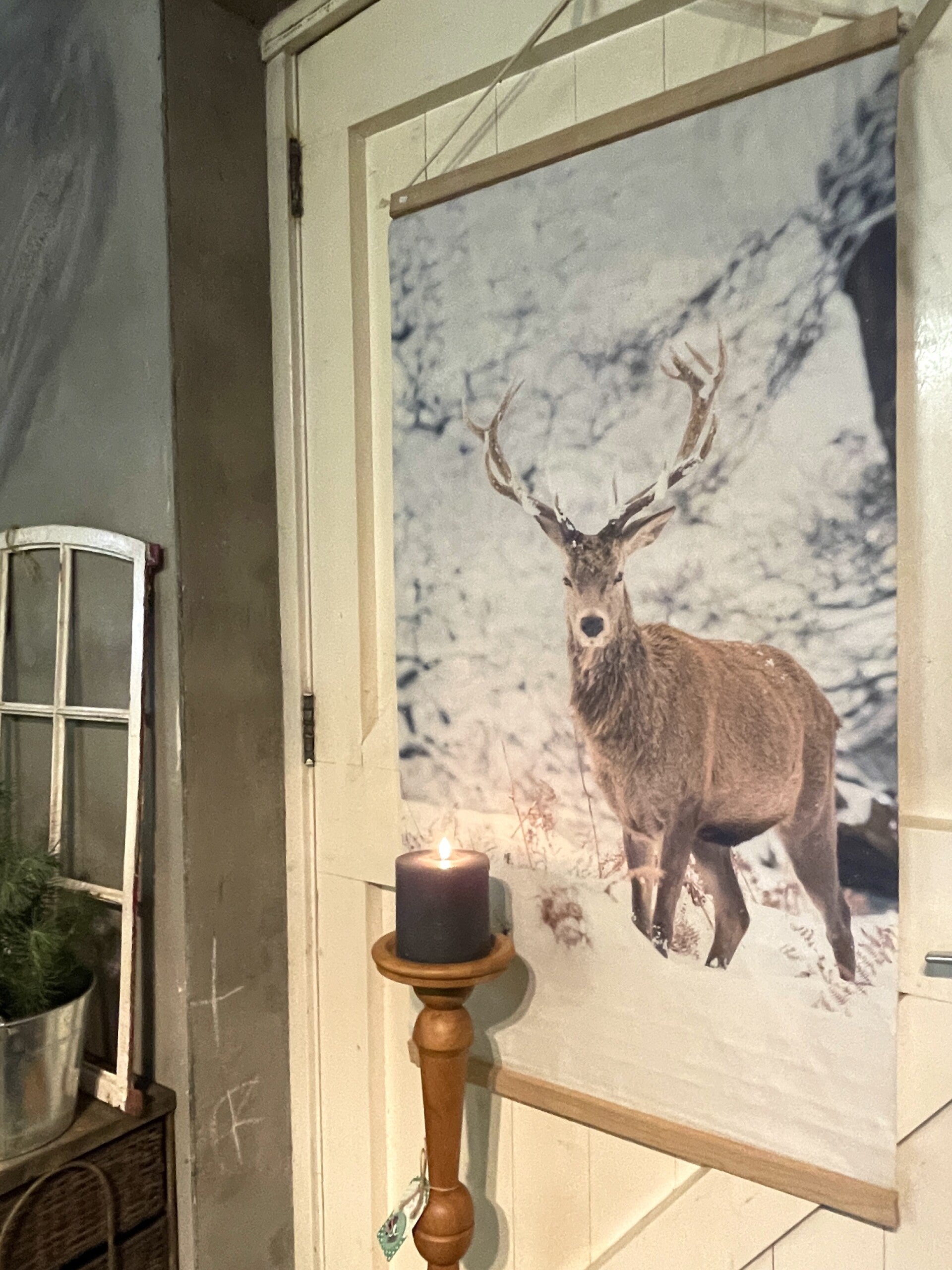 Wanddoek Hert *VERKOCHT*