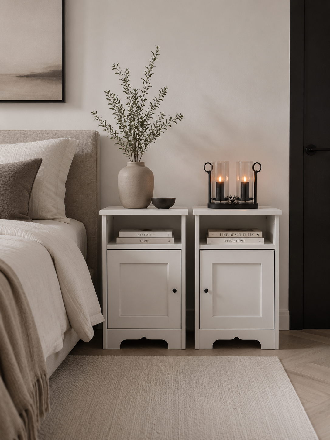 Nachtkasten Ikea set wit