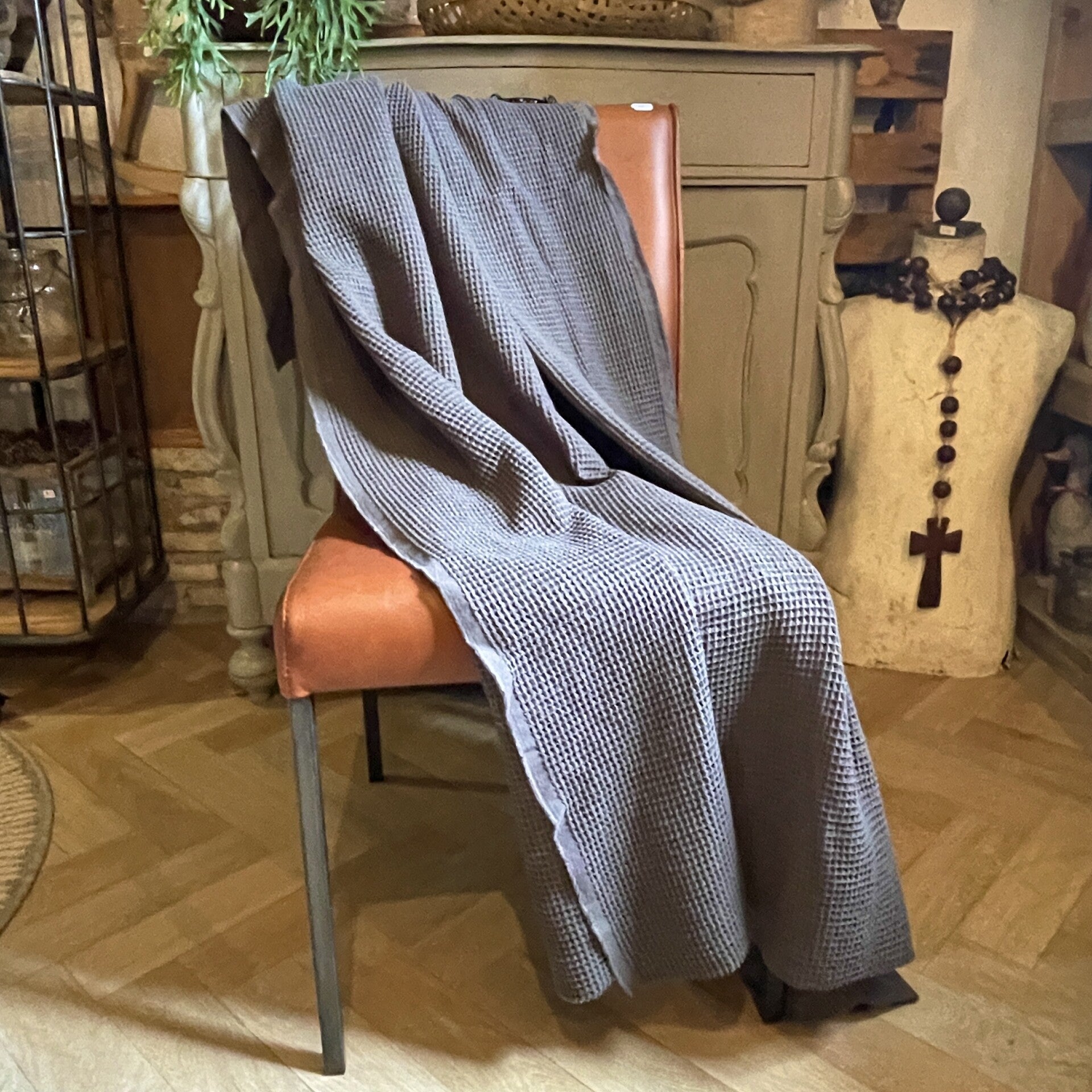 Plaid Grittie gewafeld plaid donkergrijs