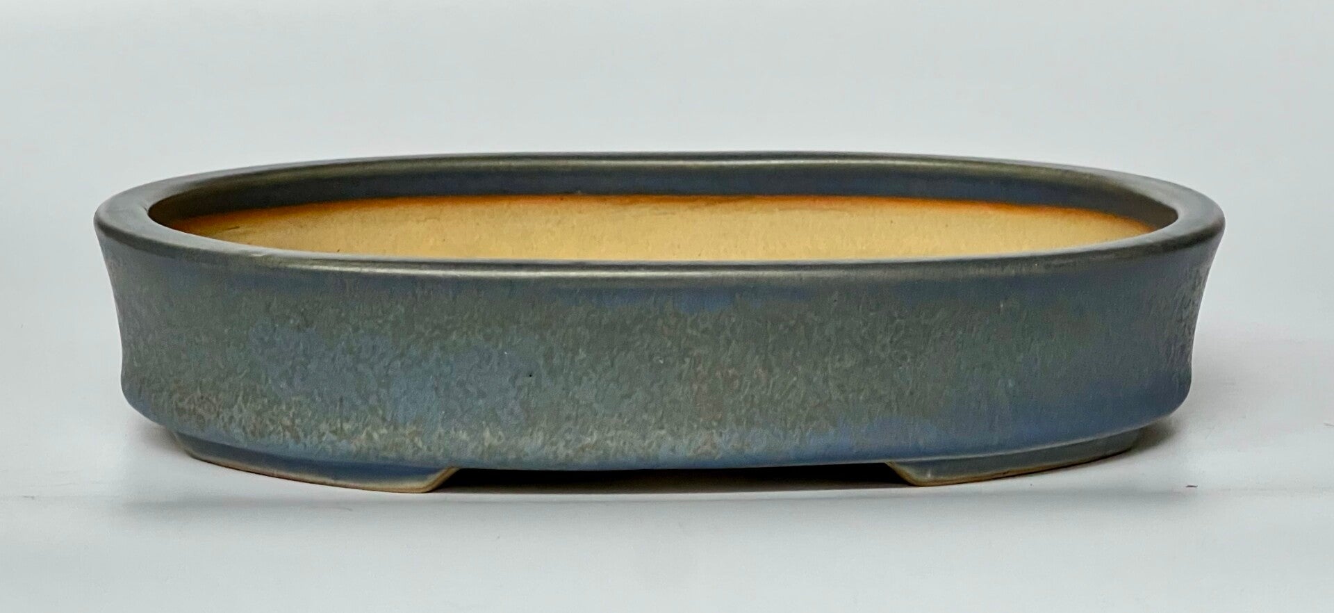 73. Ovale bleu cristallisé 22x17,5x4,5