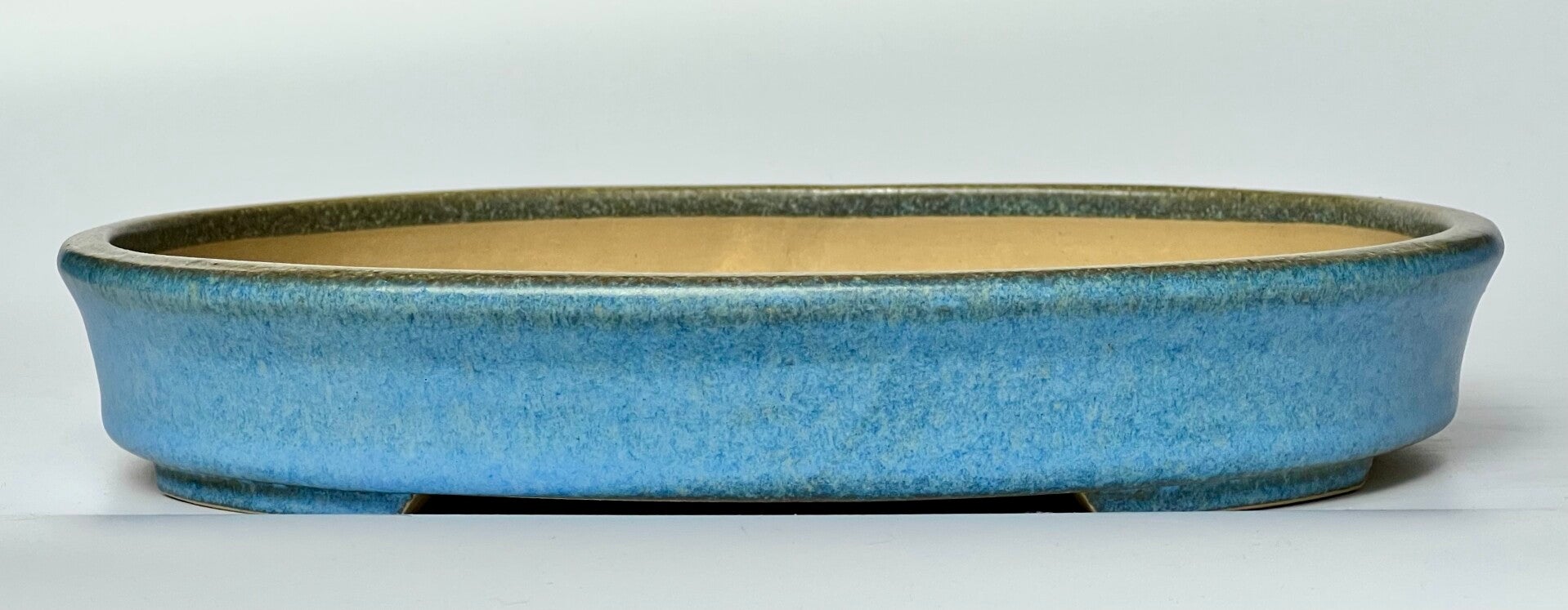 89.  Ovale bleu 28,5x23x4,5