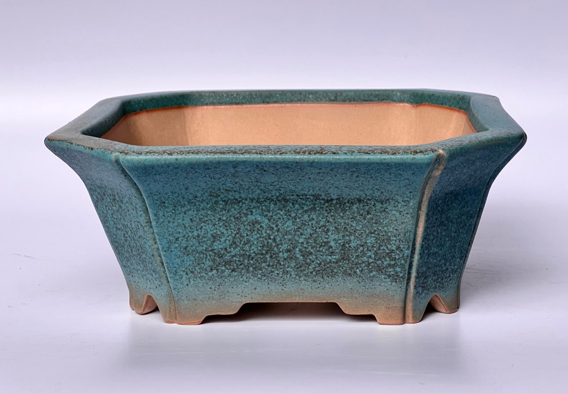 85. Carré bleu turquoise 21x21x8,5